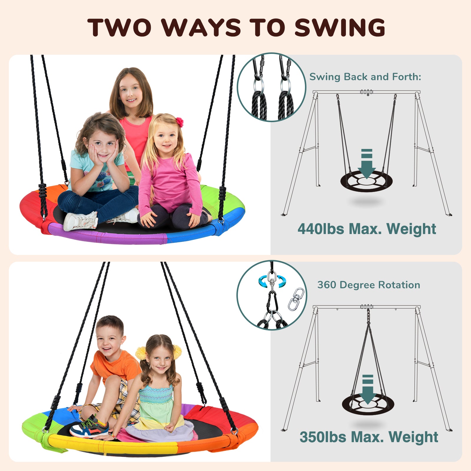 adult swing set