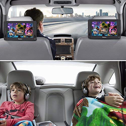 Naviskauto 10.1" Dual Screen Backseat Headrest DVD Player