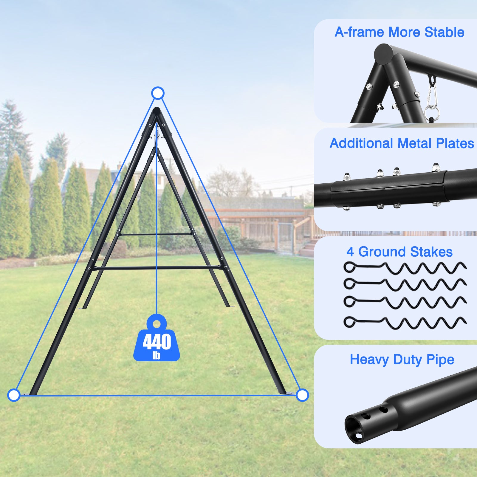 metal playground set