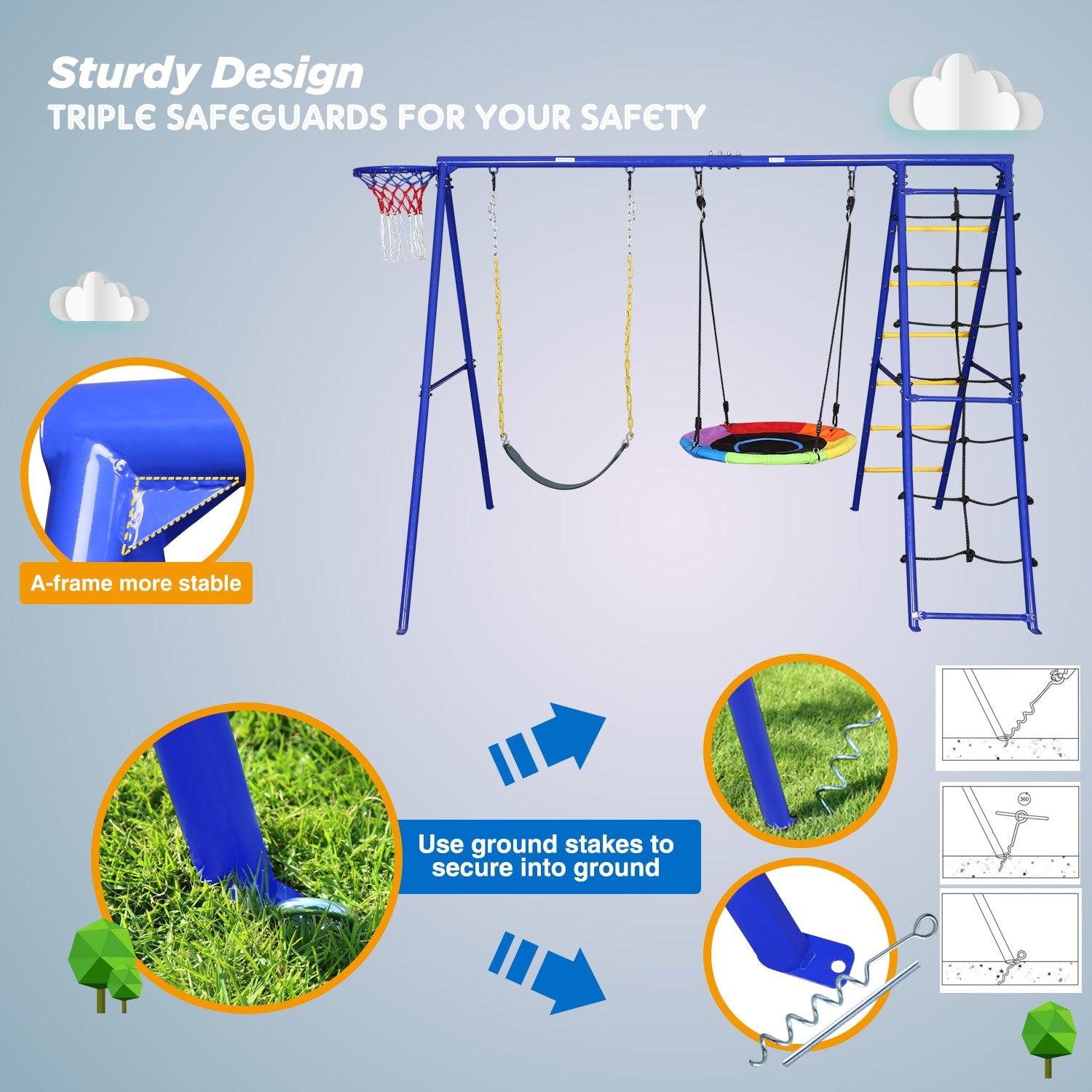 outdoor swing sets