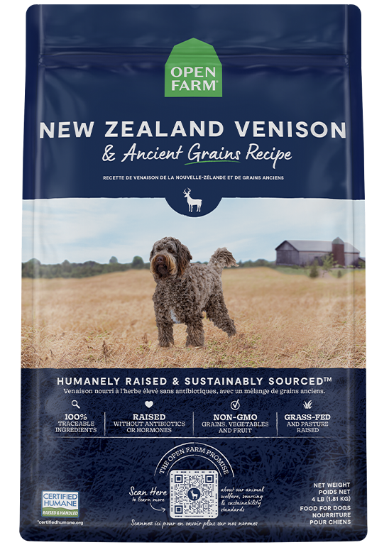 New Zealand Venison & Ancient Grains Dry Dog Food