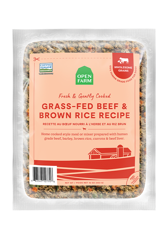 Grass-Fed Beef & Brown Rice Gently Cooked Recipe