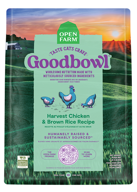 Goodbowl™ Harvest Chicken & Brown Rice Recipe for Cats