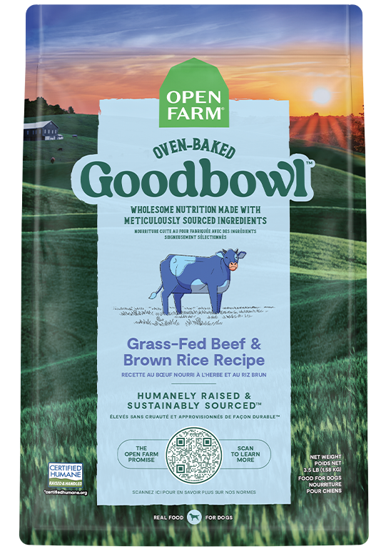 Goodbowl™ Grass-Fed Beef & Brown Rice Recipe for Dogs