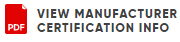 Manufacturer Certification