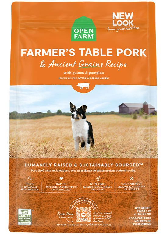 Farmer's Table Pork & Ancient Grains Dry Dog Food