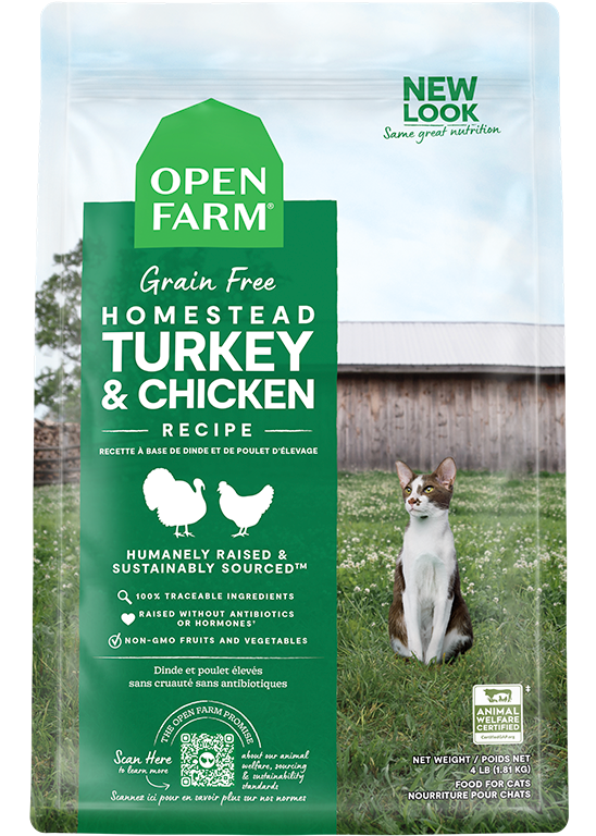 Homestead Turkey & Chicken Dry Cat Food