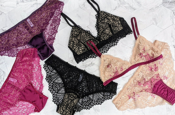 Lace lingerie sets