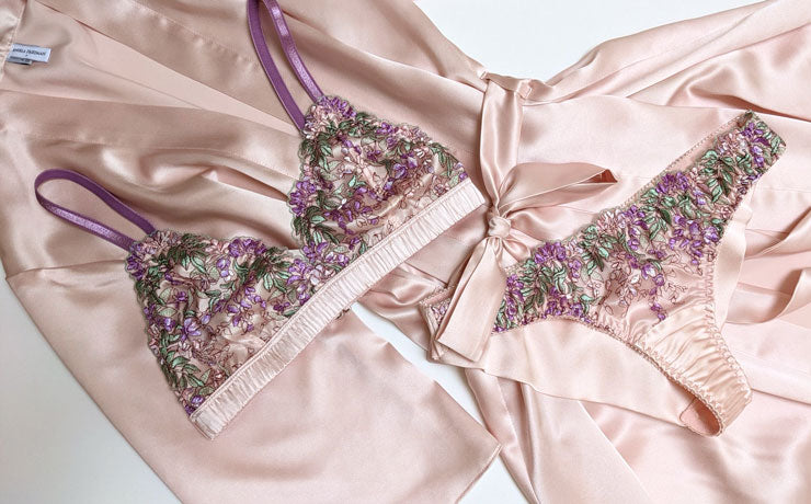 Pink silk robe | 100% silk luxury loungewear – Angela Friedman
