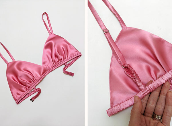 Bespoke and custom orders  Silk, vintage-inspired lingerie
