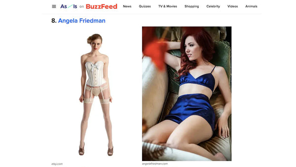 Buzzfeed vintage lingerie