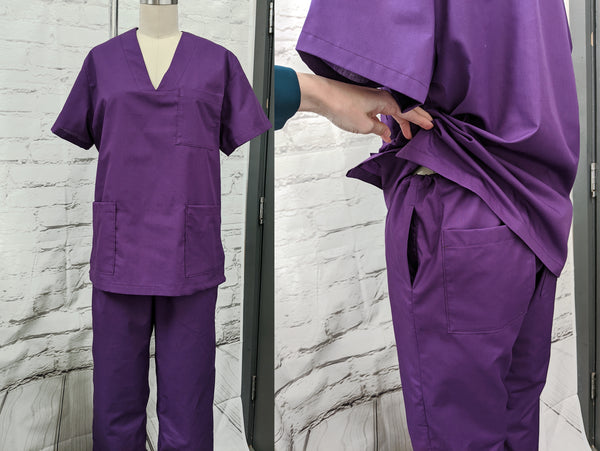 Scrubs for the NHS, donated by Angela Friedman fashion designer in the UK