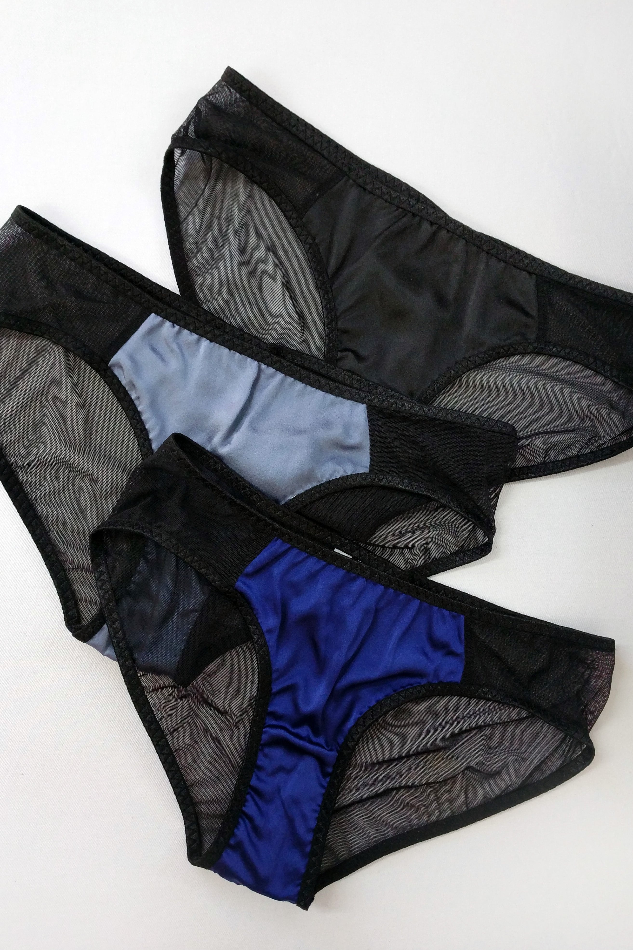 Louisa knickers  Designer silk underwear sets