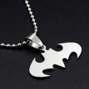 youe shone Slippy Batman necklaces between stainless steel pendant necklaces Leather Mens chain necklaces