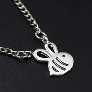 youe shone Tiny Bumble Bee Necklace Honey Bee Necklace Queen Bee Necklaces Cute Insect Bumblebee Beehive Necklaces