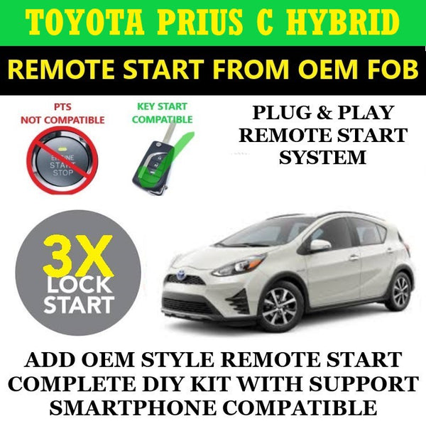 3X LOCK Plug & Play Remote Start 2015-2017 TOYOTA SEQUOIA Key Start