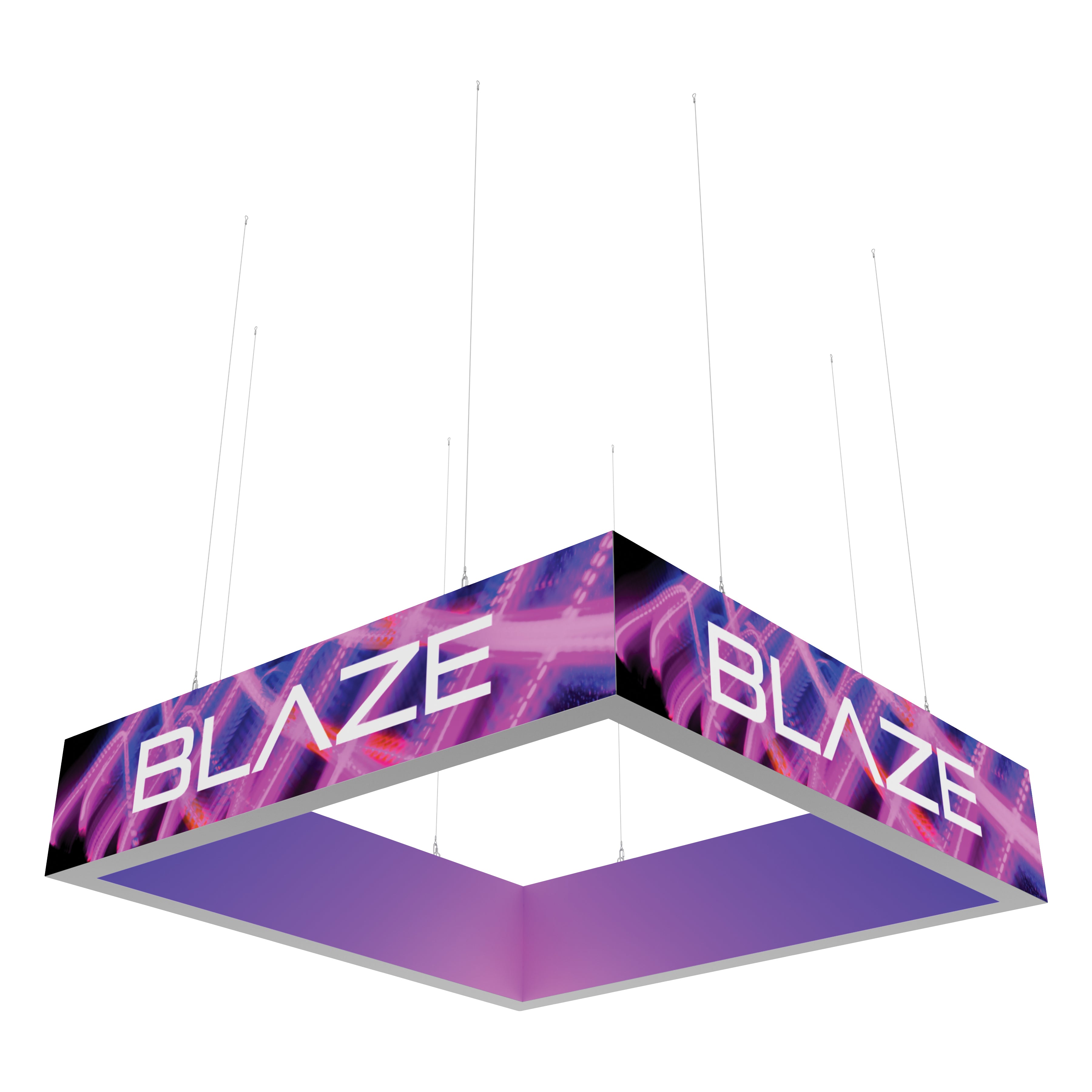 Blaze 10ft x 2ft Light Box Hanging Sign