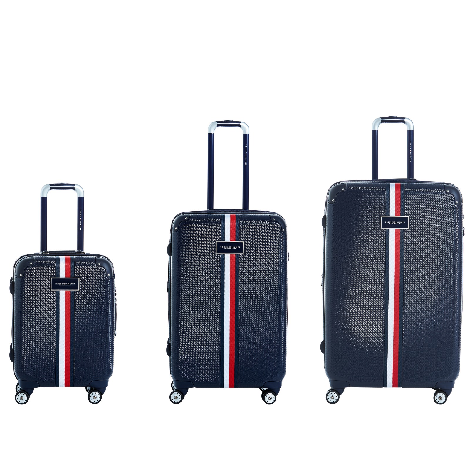 tommy hilfiger 3 piece luggage set