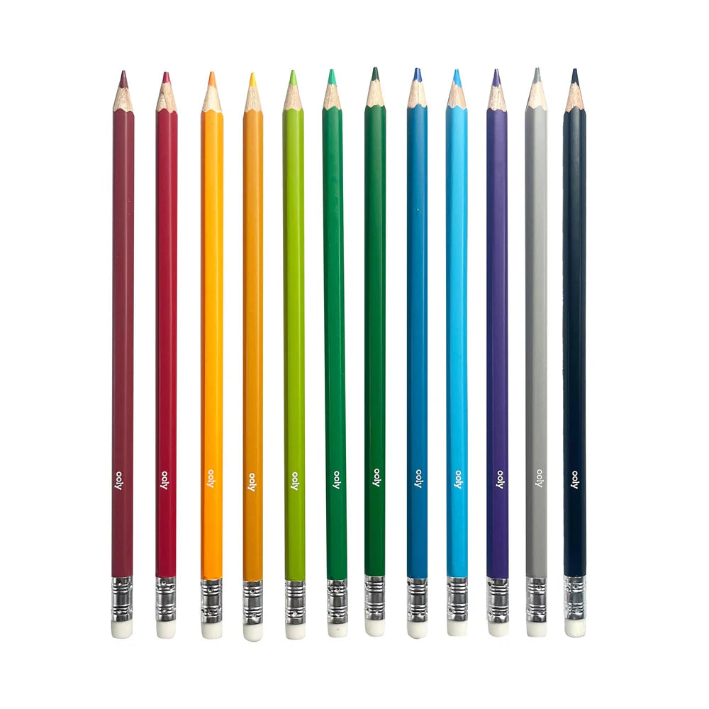 OOLY Un Mistake Ables! Erasable Colored Pencils