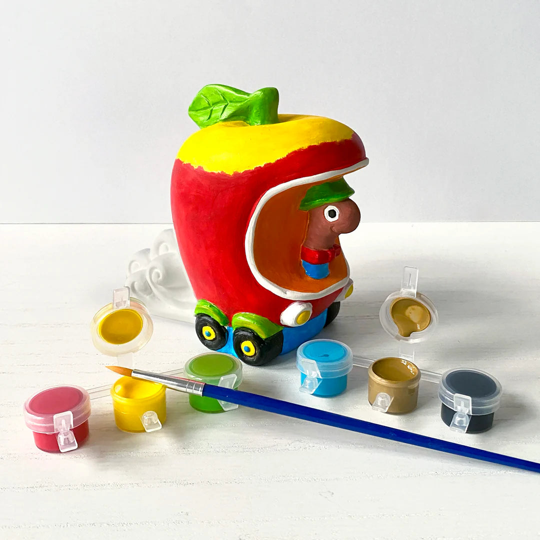 BRIGHT STRIPES Paint An Apple Car