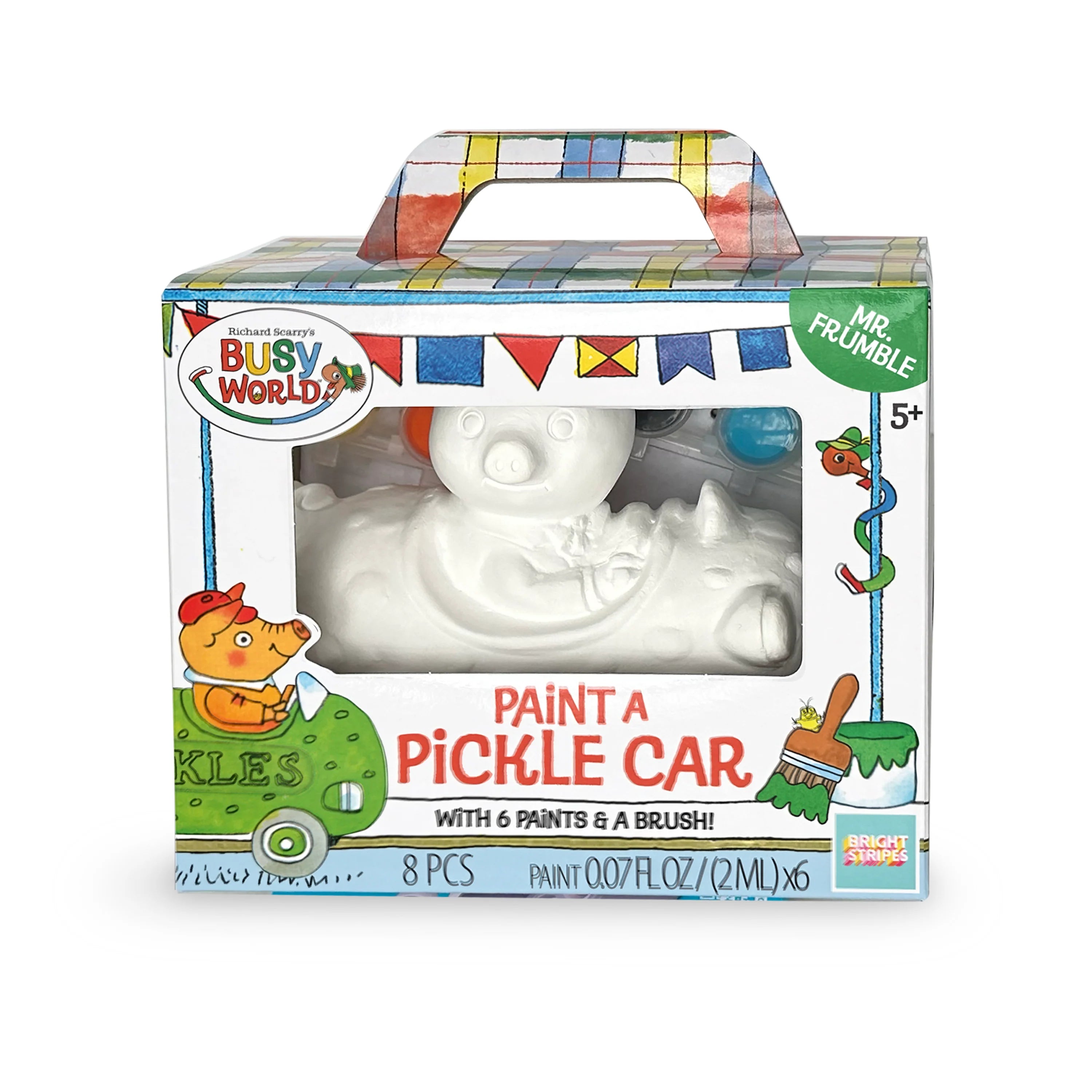 BRIGHT STRIPES Paint A Pickle Car