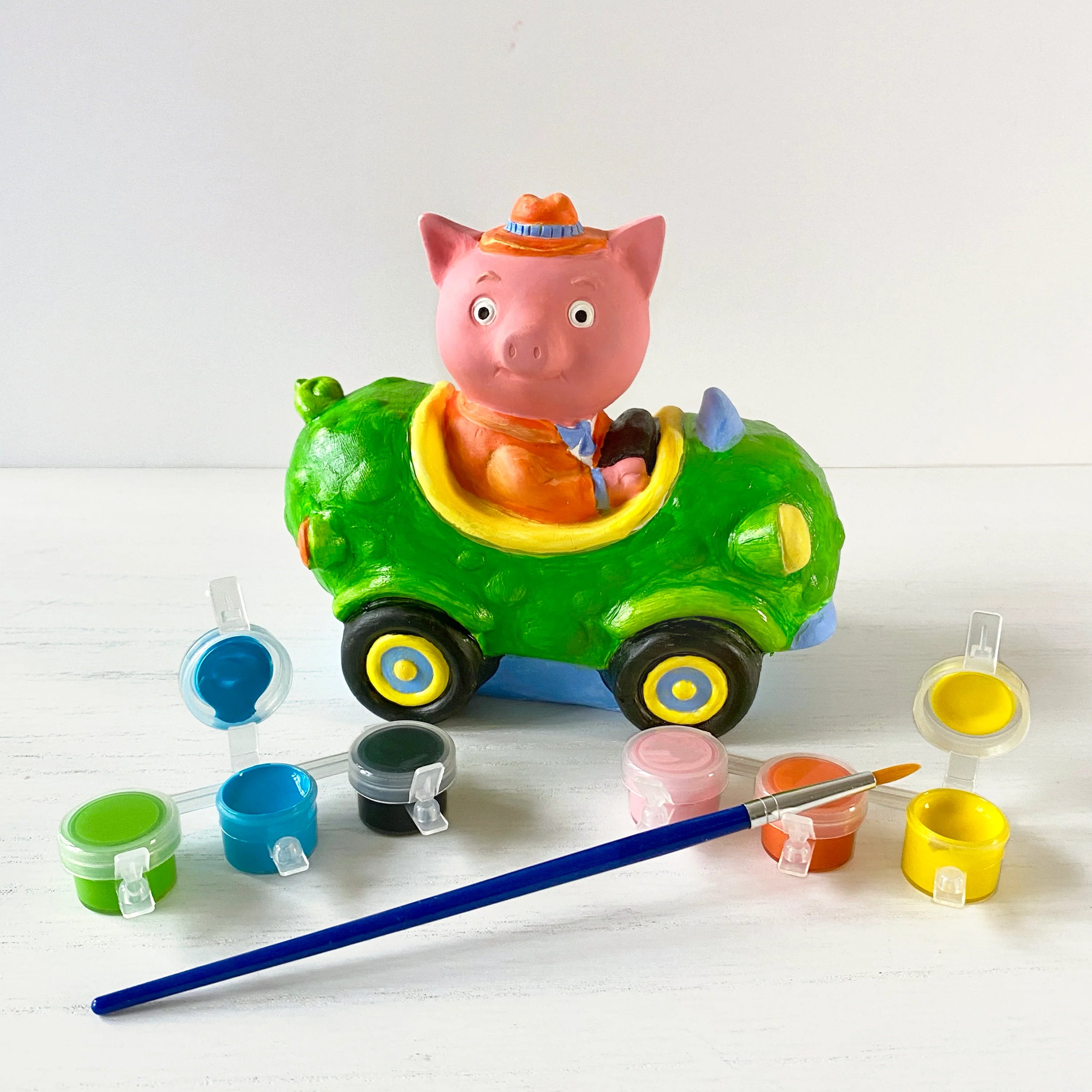 BRIGHT STRIPES Paint A Pickle Car