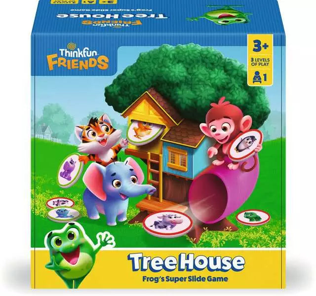 ThinkFun Friends Tree House - Frog’s Super Slide Game