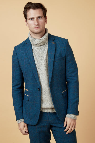 Men's tweed blazers from Marc Darcy