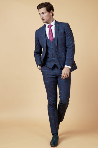 men's check suits