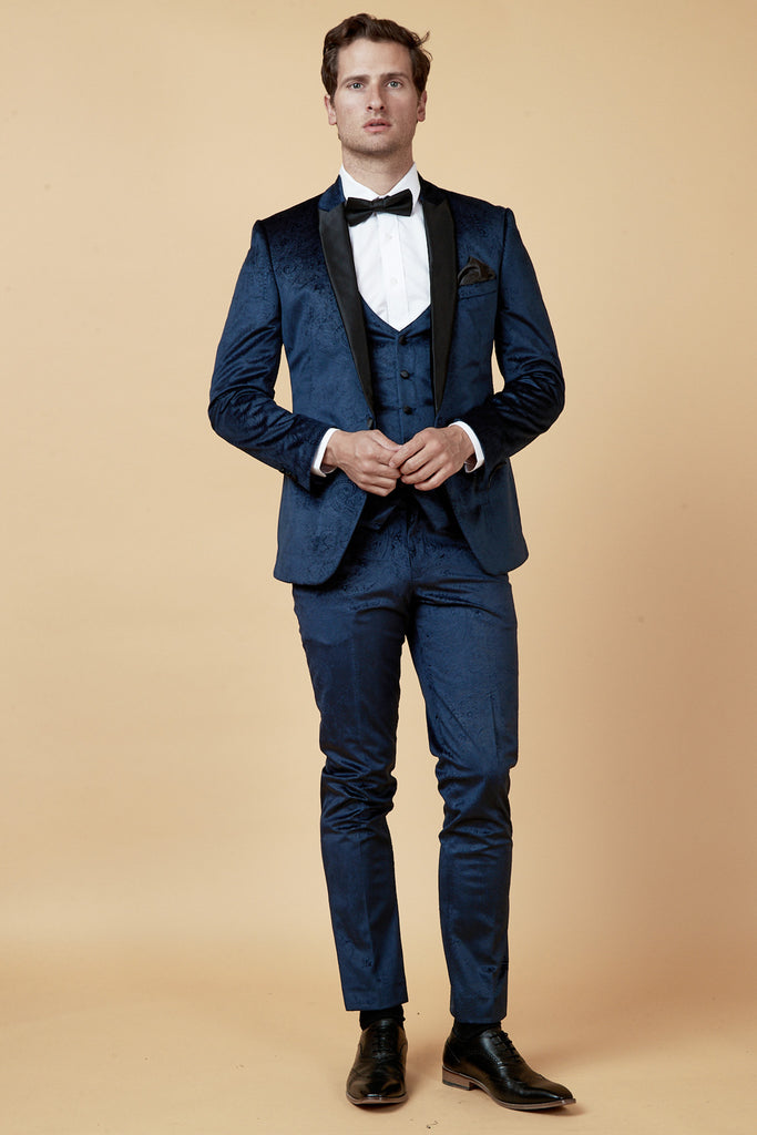 Mens velvet suit from Marc Darcy