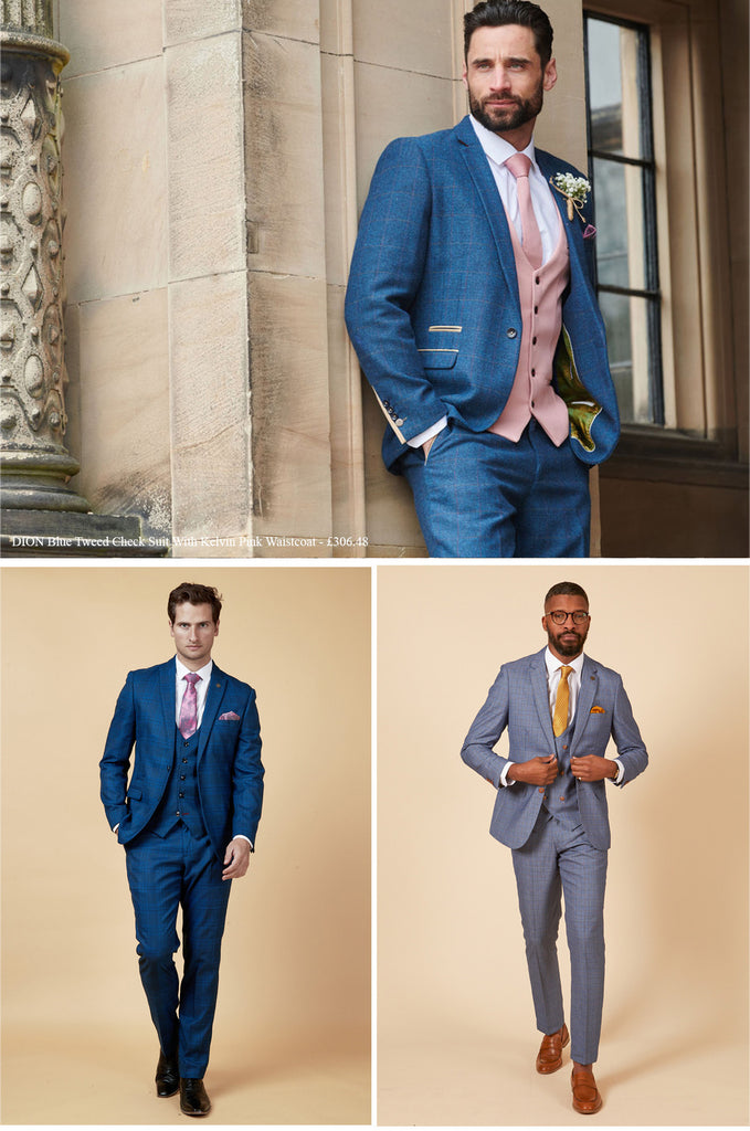 Marc Darcy Blue and Navy Suits
