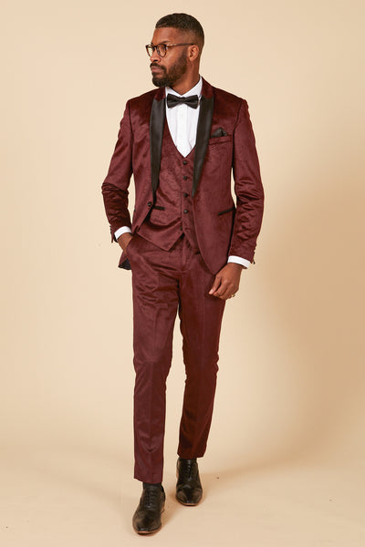 Men's velvet suit