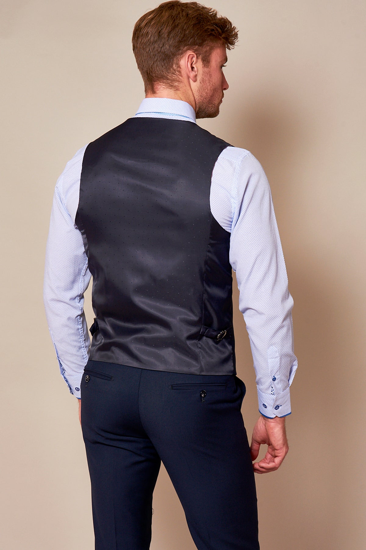 RAMBO - Navy Formal Dress Waistcoat