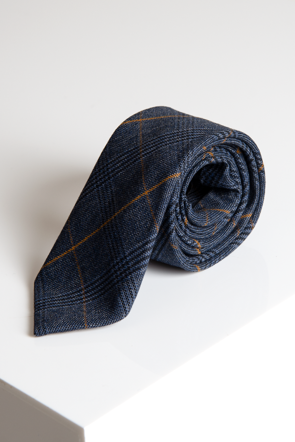 JENSON - Marine Navy Check Tie