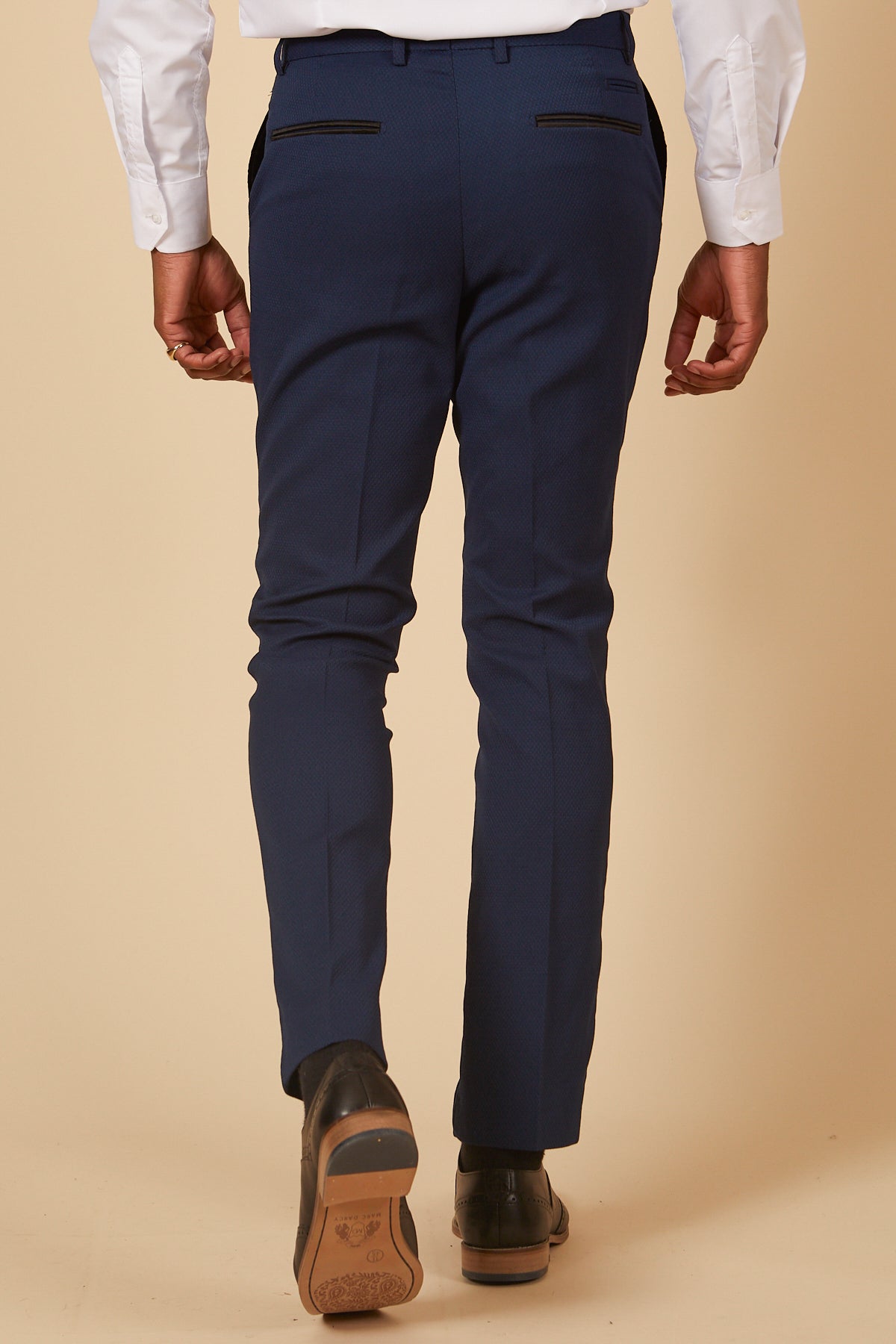 DALTON - Royal Blue Diamond Trousers