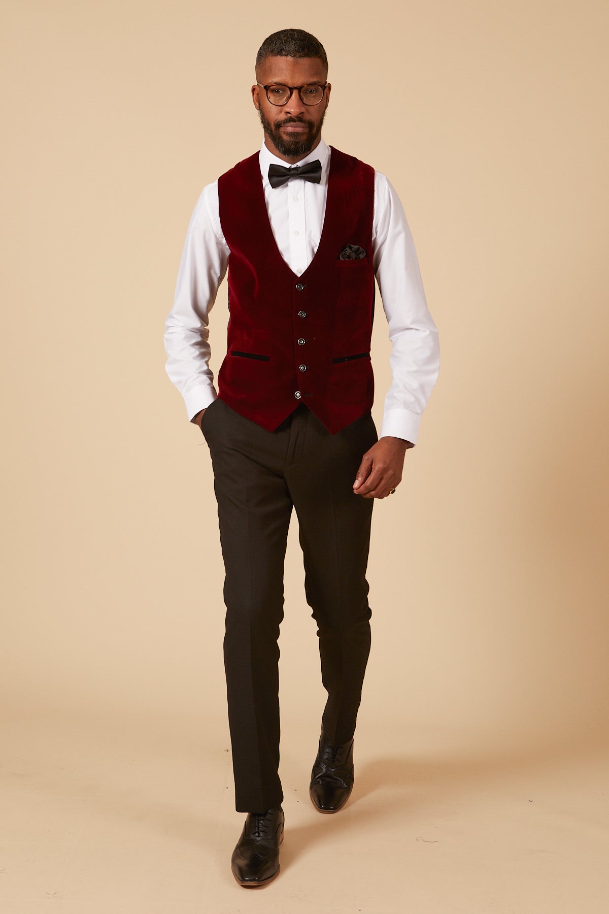 CKC New York Burgundy Velvet Jacket