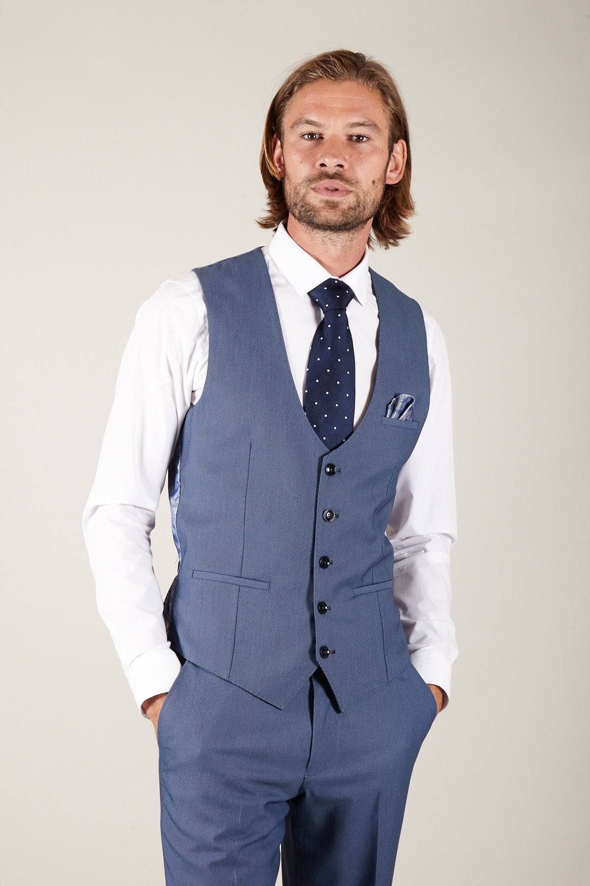 ANTHONY GREY WAISTCOAT - Red Church Suits Cork