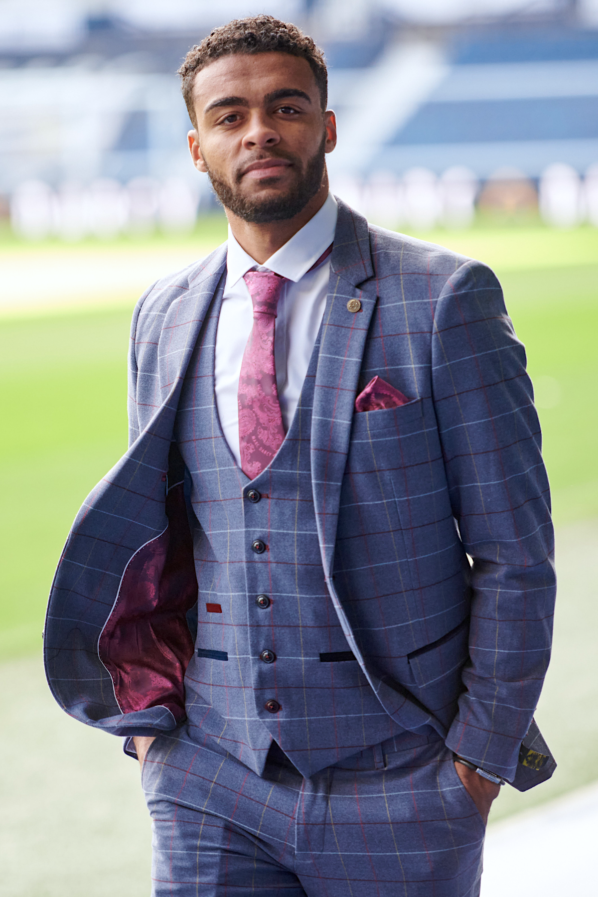 The WBA Collection - Drake Sky Suit As Worn By Darnell Furlong