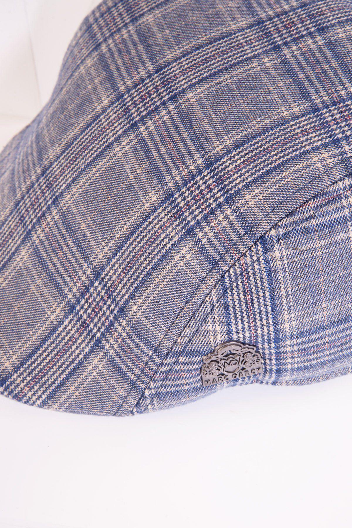 ENZO - Sky Stone Tweed Flat Cap