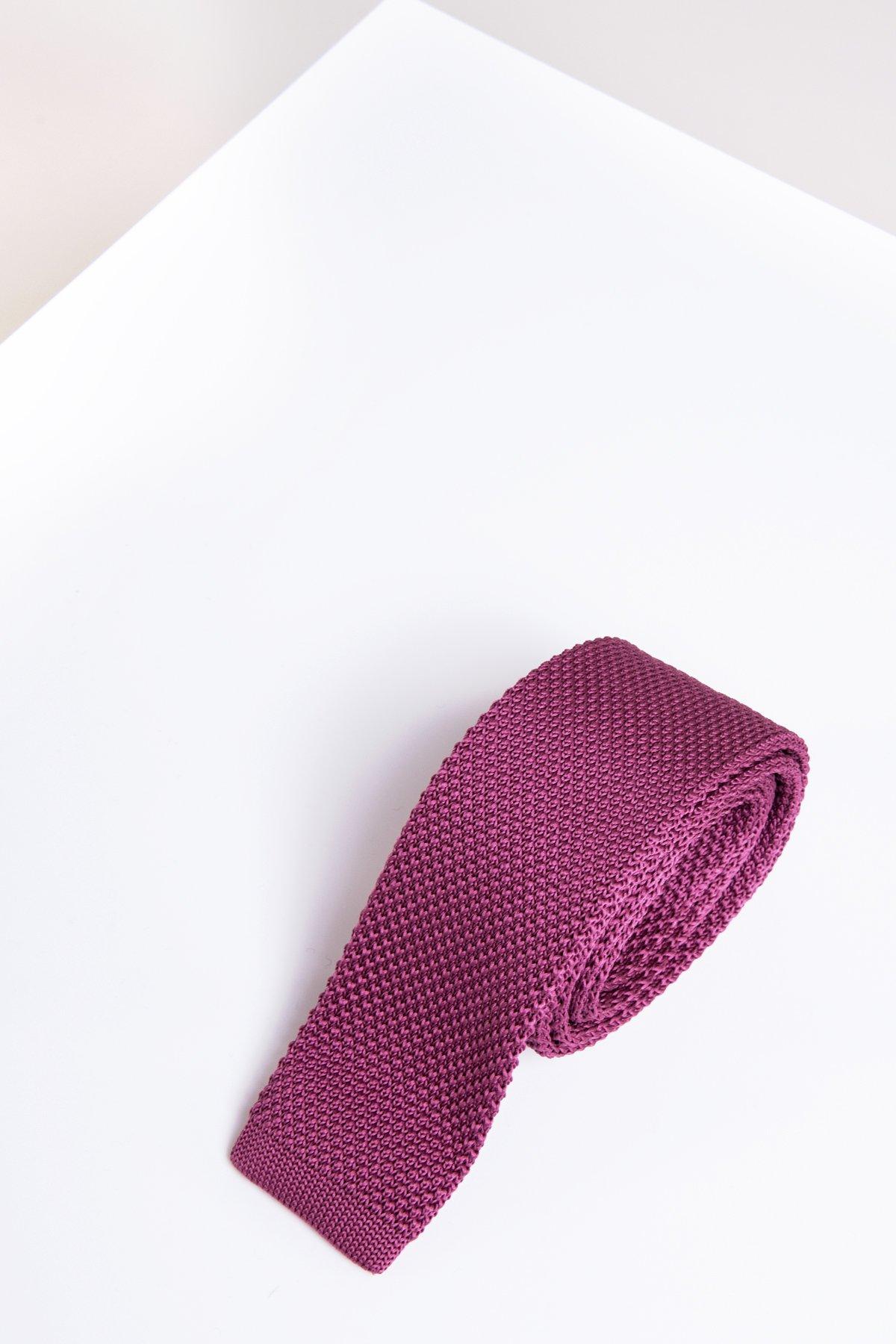 KT - Berry Knitted Tie