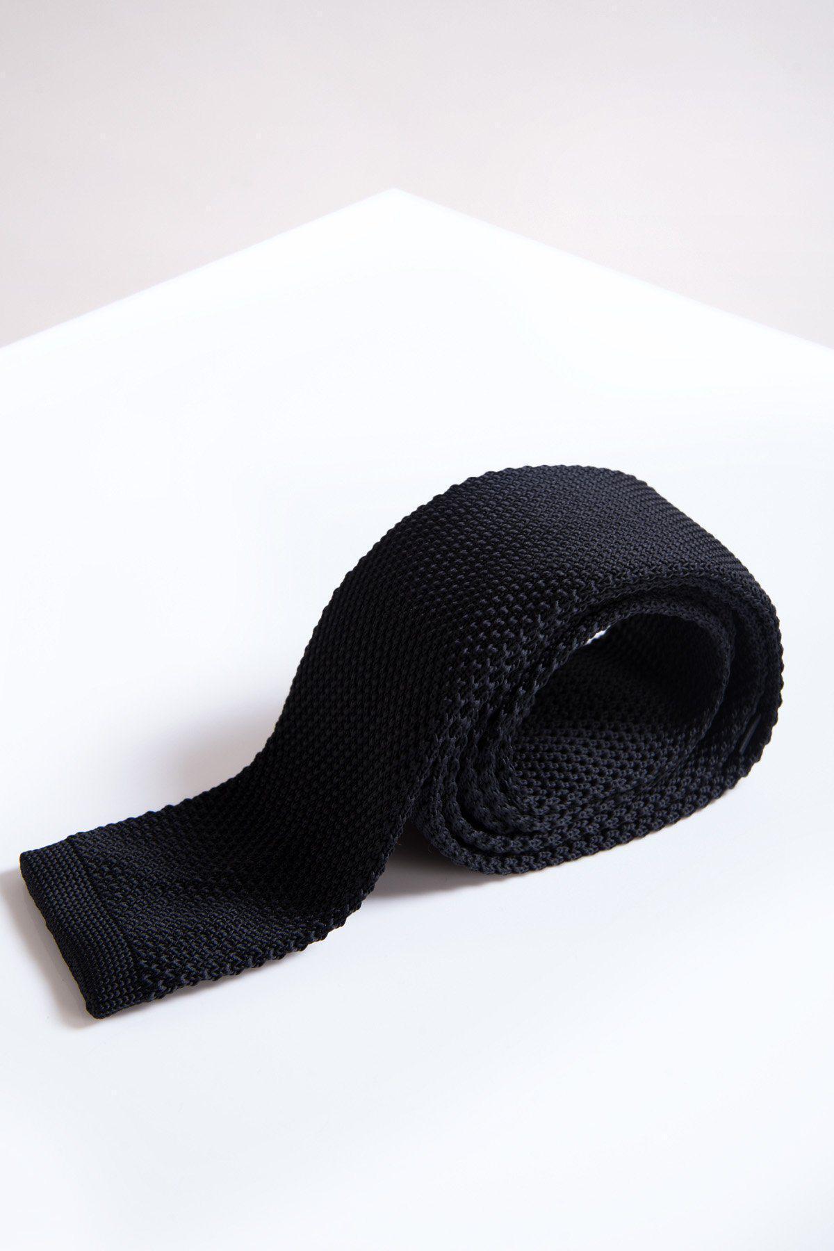 KT - Black Knitted Tie