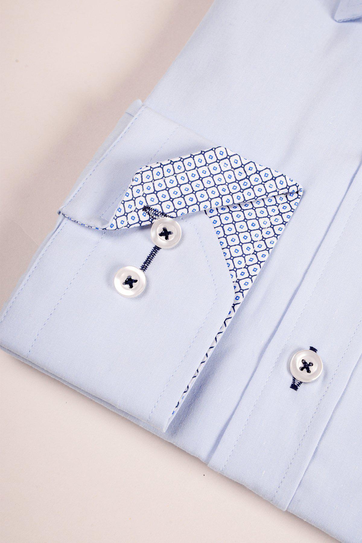 SERGIO - Sky Blue Long Sleeve Shirt