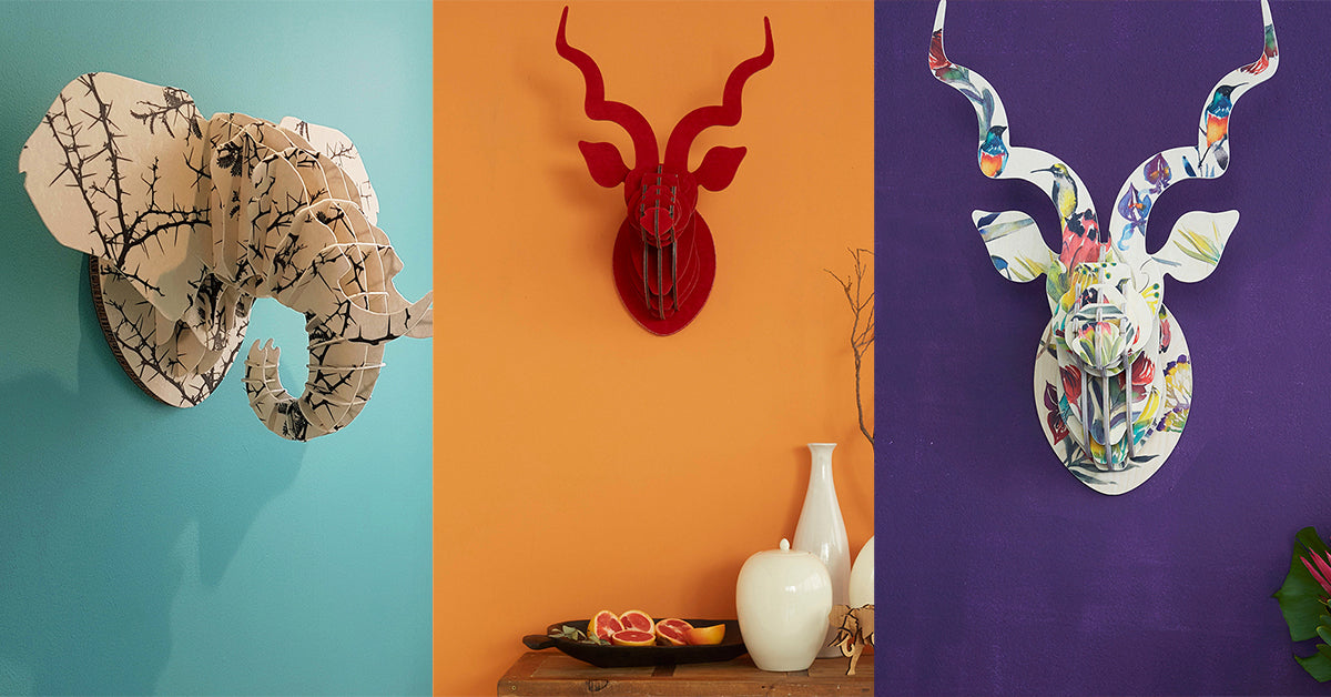 African Animal Heads - wall decor – Head On Design