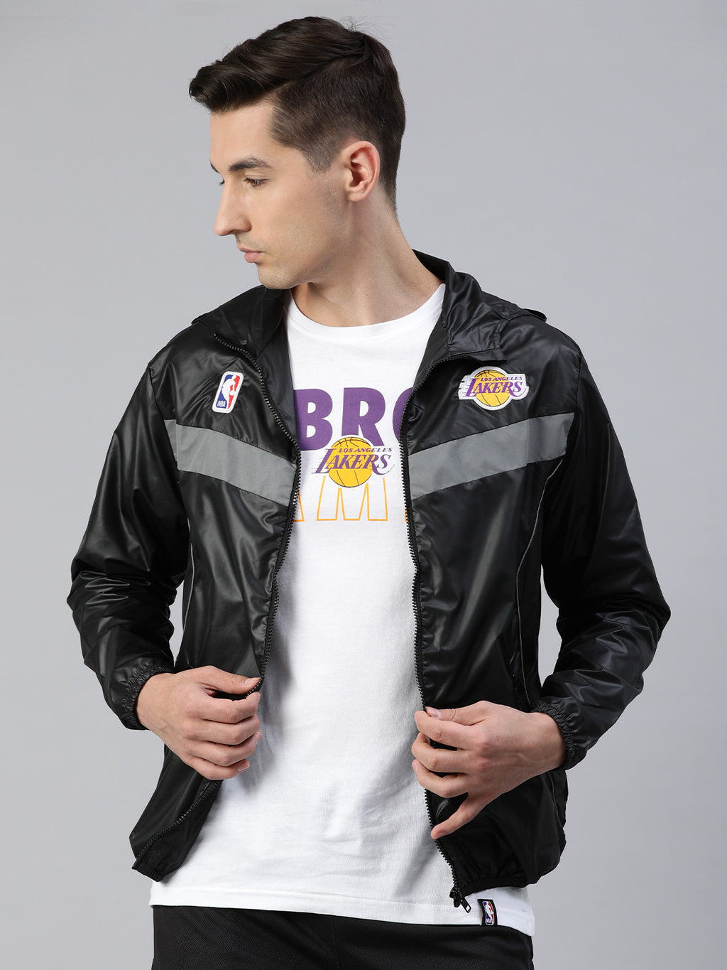 lakers jacket blue