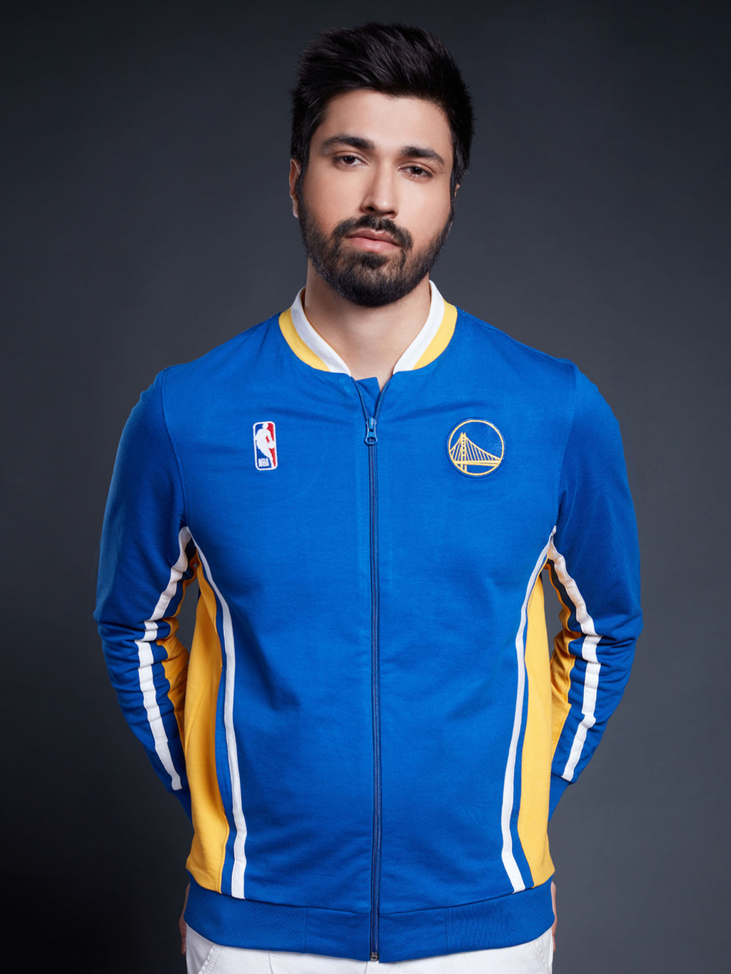 golden state warriors fleece jacket