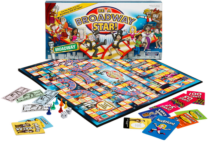 Be a Broadway Star - the popular Broadway board game that puts YOU in the spotlight!