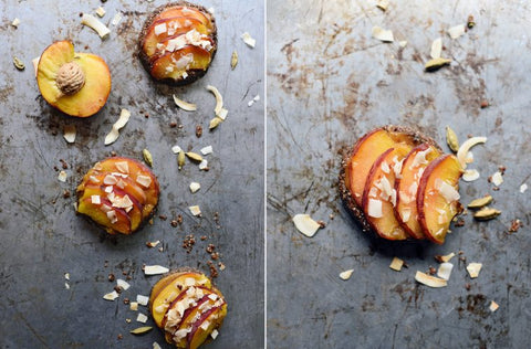 Raw Peach Tartlet