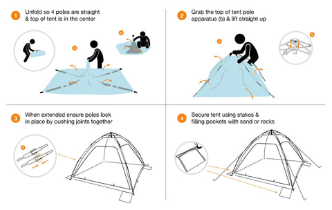 Beckworth and Co. Easy Setup Tent
