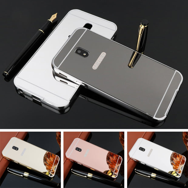 For Samsung Galaxy J3 17 Case Plating Mirror Aluminum Metal Frame Bu Nox Cases