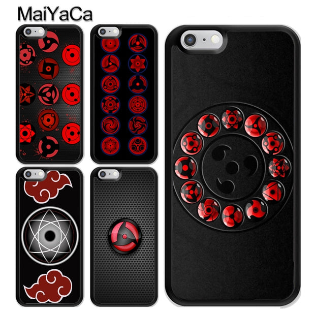 Maiyaca Naruto Sasuke Sharingan Eyes Phone Case For Iphone Xs Max X Xr 8 7 6 6s Plus Tpu Cover For Iphone 5 5s Se Phone Bag Capa